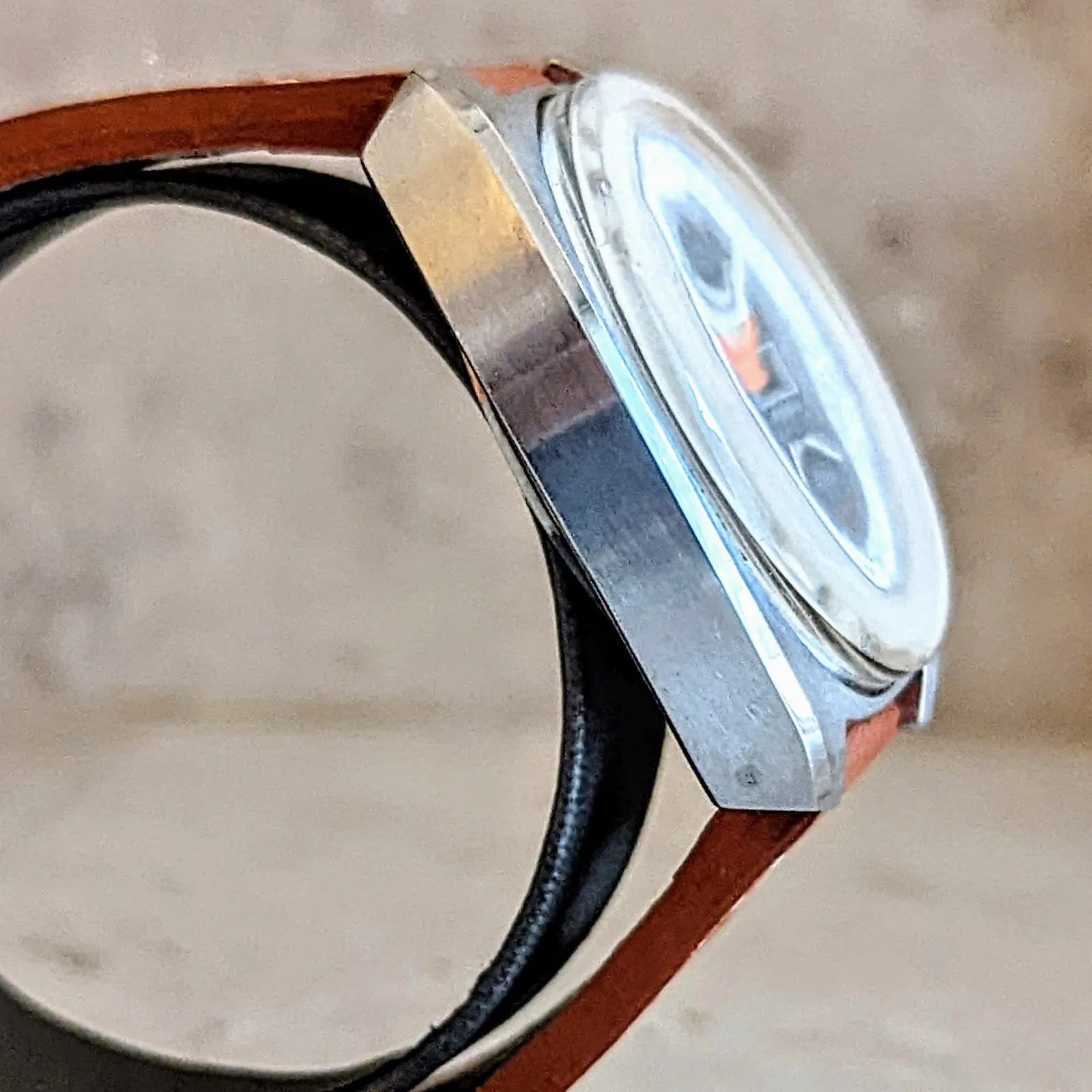 BULOVA Accutron Deep Sea World Timer Watch Vintage 1970 Wristwatch