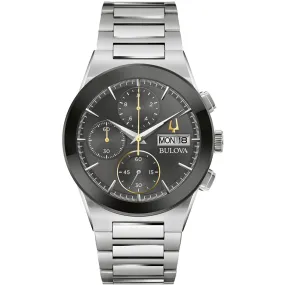 Bulova Men's Milennia Black Dial Watch - 96C149