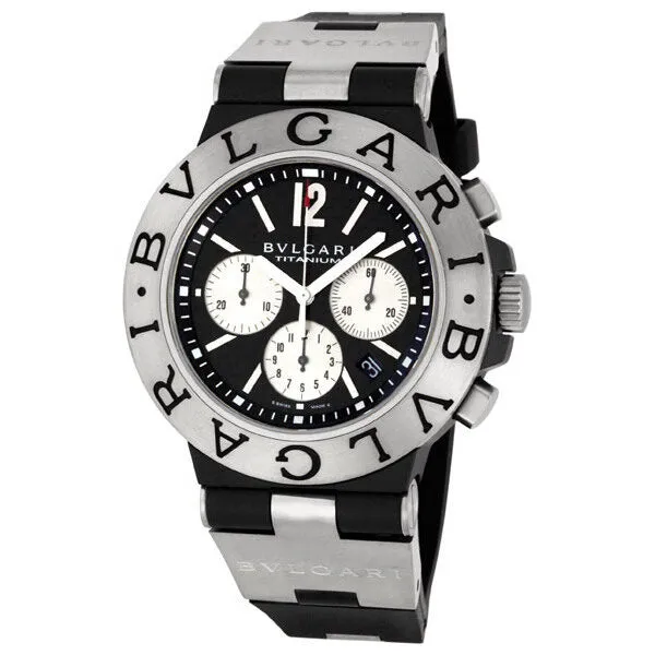 Bvlgari Diagono Chronograph Watch TI44BTAVTDCH/SLN 101395