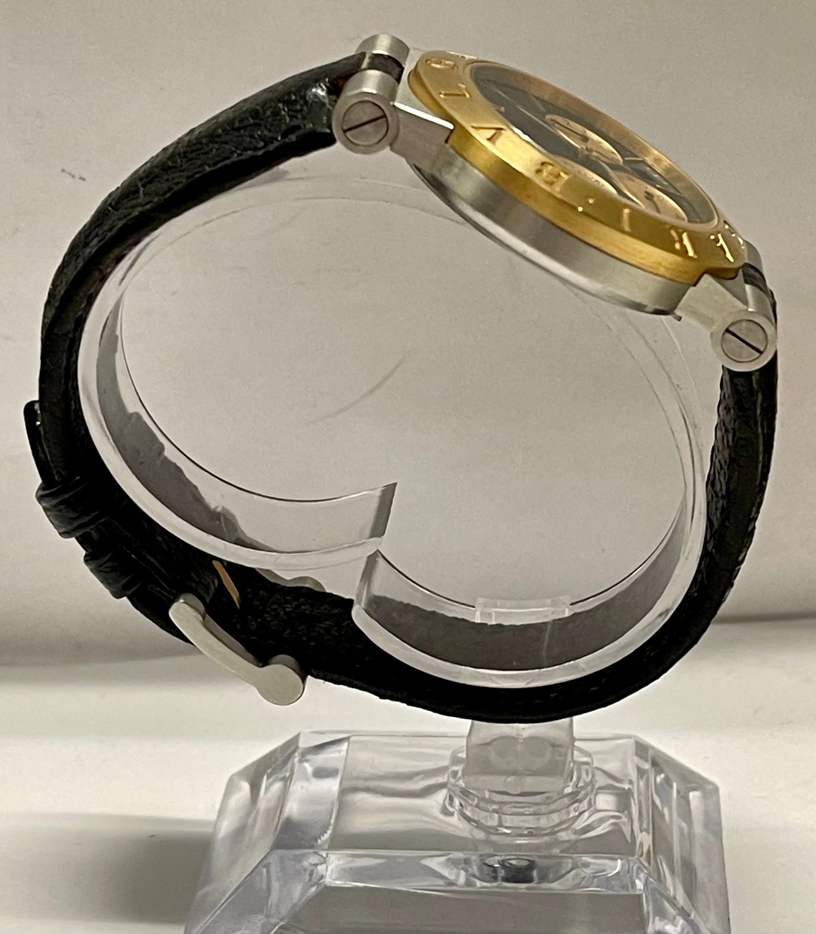 Bvlgari Diagono: Sport & Dress Chronograph 18K YG & SS Men Watch -$15K APR w/COA