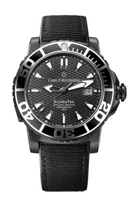 Carl F. Bucherer Patravi Scubatec Black Stainless Steel Men's Watch