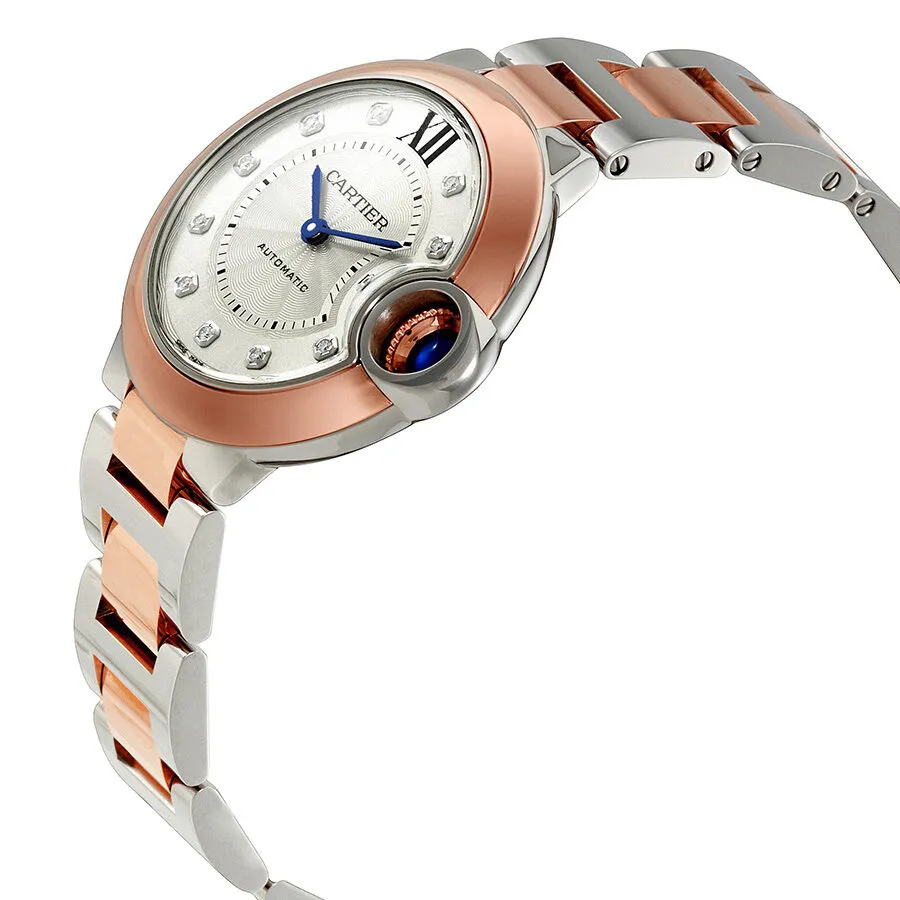 Cartier Ballon Bleu Silver Dial Ladies Watch W3BB0006