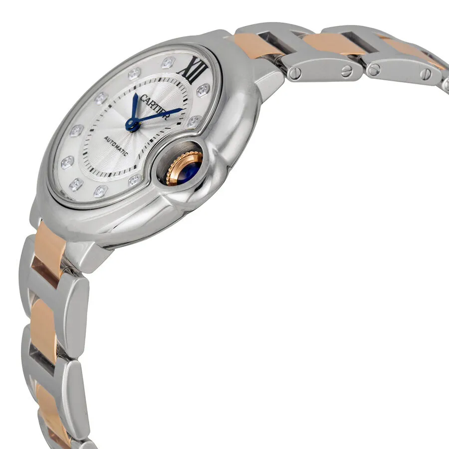 Cartier Ballon Bleu Silver Dial Ladies Watch WE902061