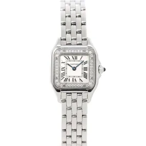 Cartier Panthère SM Diamond Bezel Quartz Silver Dial ALC1081