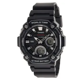 CASIO 10 Year Battery World Time Watch AEQ-120W-1AVDF