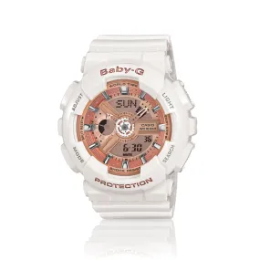 Casio Baby-G BA110-7A1 White Resin 100WR Shock Resistant Watch