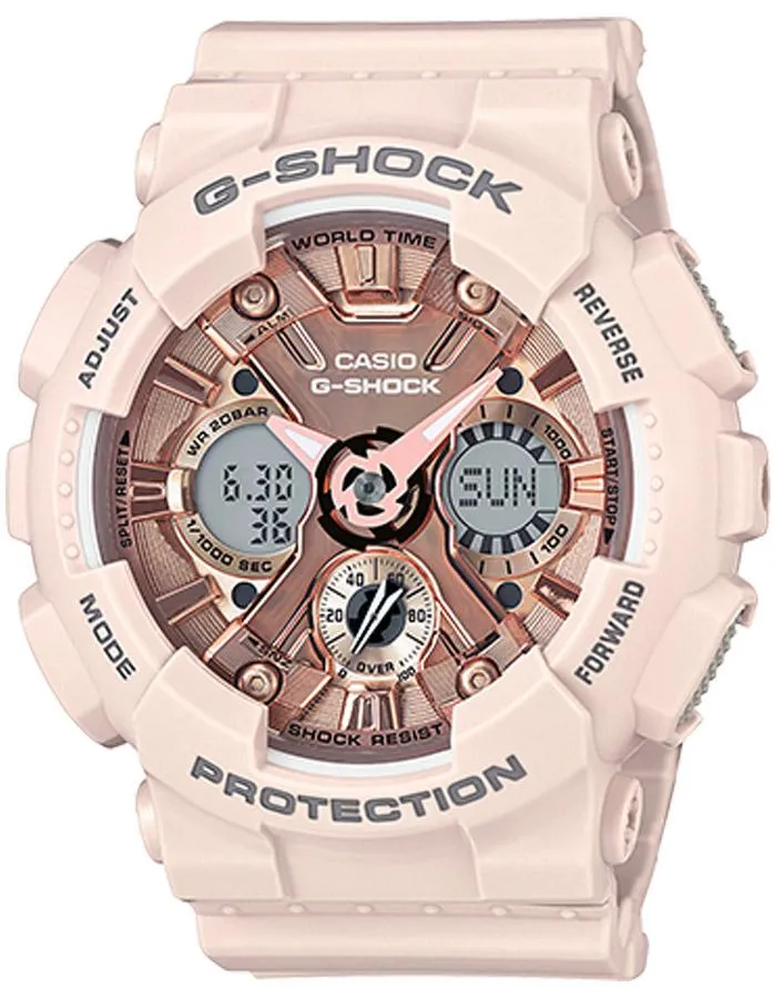 Casio G-Shock S Series - Light Pink Case - Rose Gold Dial - Magnetic Resistant
