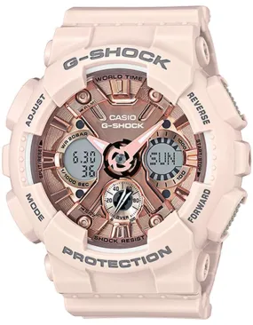 Casio G-Shock S Series - Light Pink Case - Rose Gold Dial - Magnetic Resistant