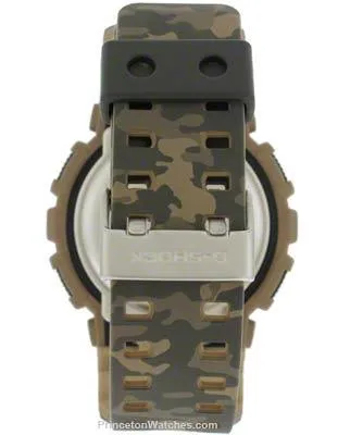 Casio Mens Large Case G-Shock - Camouflage - Flash Alert - World Time
