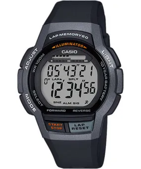 Casio, Men's Watch Digital, Black Dial Black Resin Band, WS-1000H-1AVDF