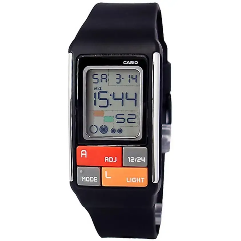 Casio Women's Pop Tone Digital Black Watch LDF50-1