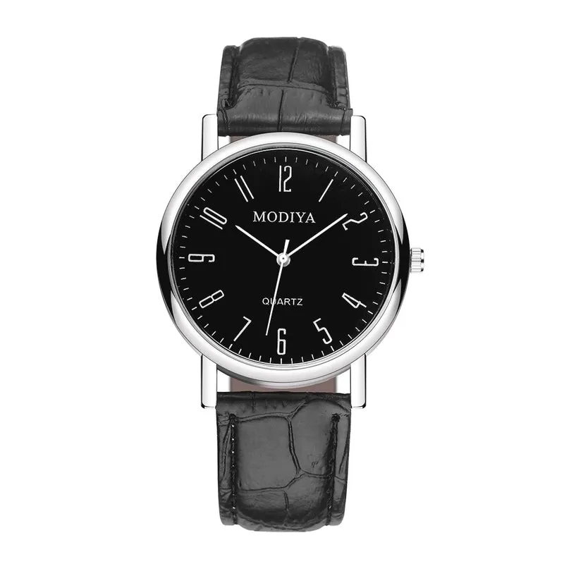 Casual Round Buckle Quartz Men's Watches