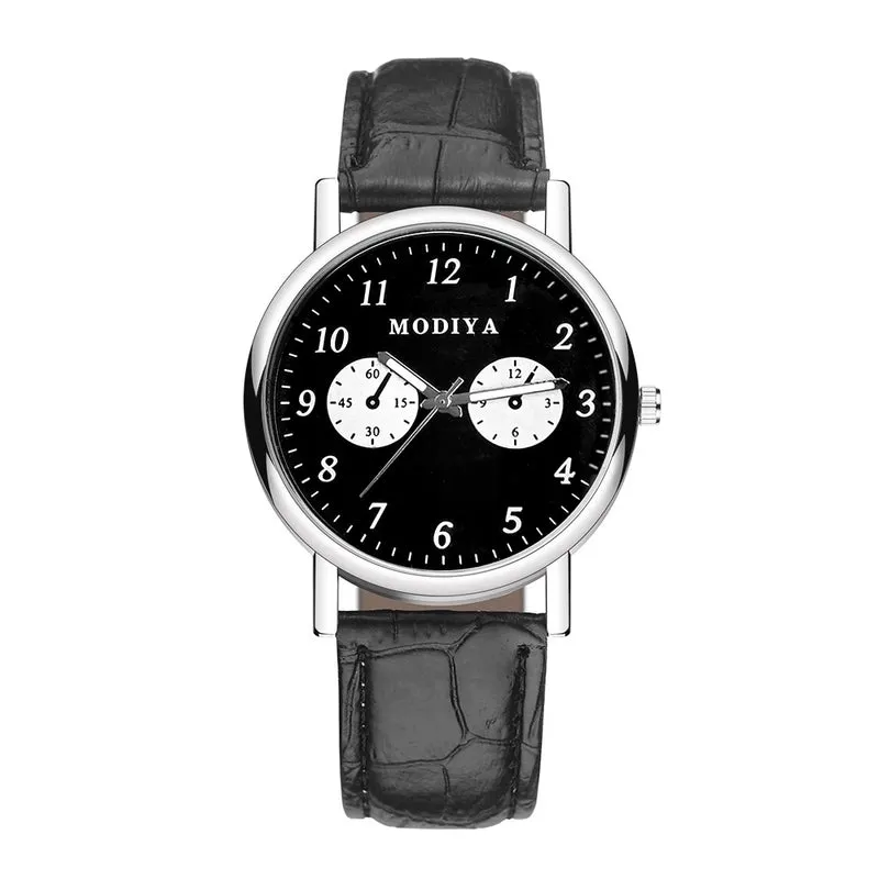 Casual Round Buckle Quartz Men's Watches