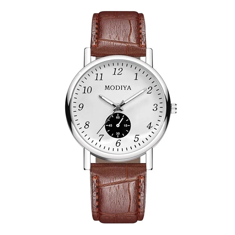 Casual Round Buckle Quartz Men's Watches