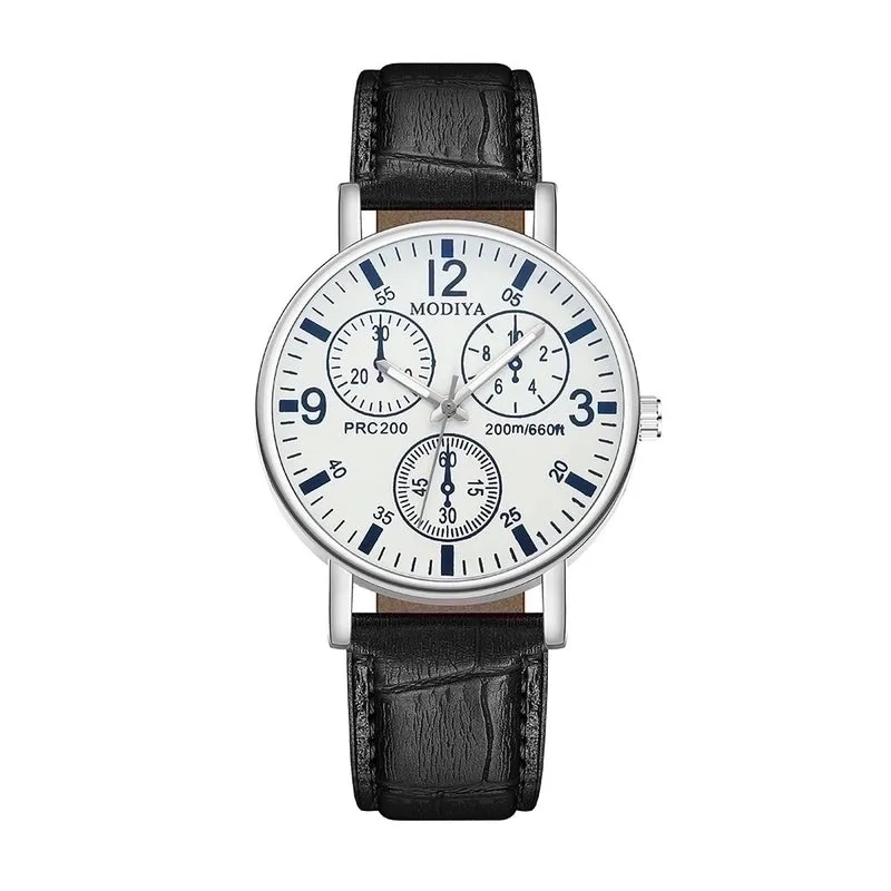 Casual Round Buckle Quartz Men's Watches