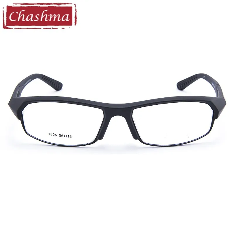 Chashma Men's Full Rim Rectangular Tr 90 Titanium Sport Eyeglasses 1805