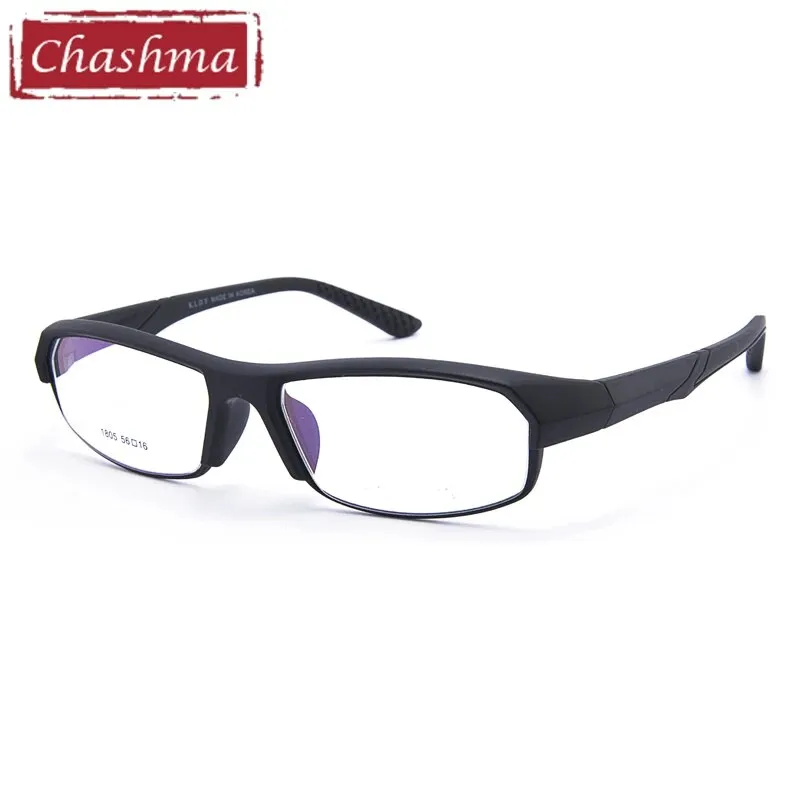 Chashma Men's Full Rim Rectangular Tr 90 Titanium Sport Eyeglasses 1805