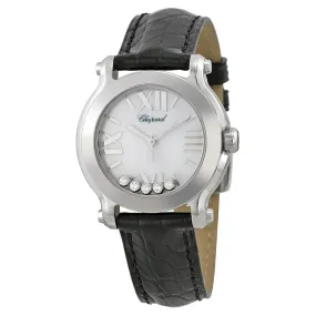 Chopard Happy Sport II Round White Diamond Dial Ladies Watch 278509-3001