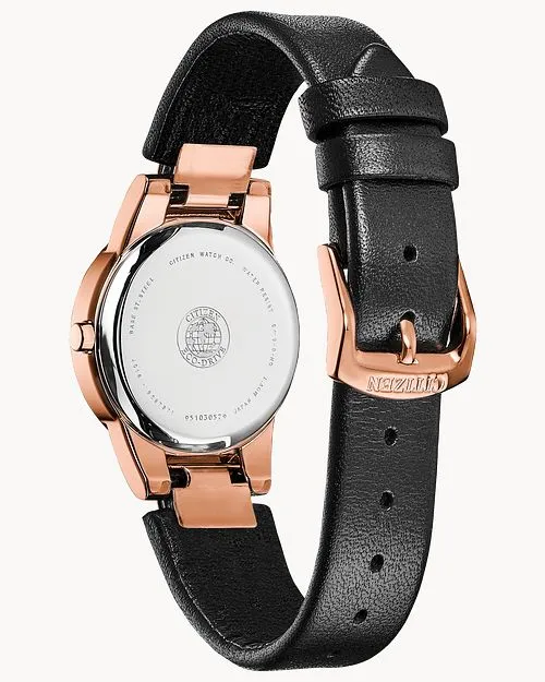 Citizen Axiom Ladies Black Dial Stainless Steel Watch GA1058-16E