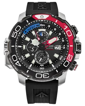 Citizen BJ2167-03E ProMaster Aqualand Eco-Drive Black Silicone Strap Men Watches