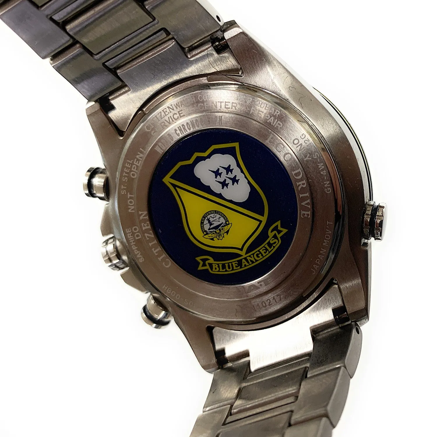 Citizen Blue Angels World Chrono A-T Eco-Drive Atomic Watch AT8020-54L