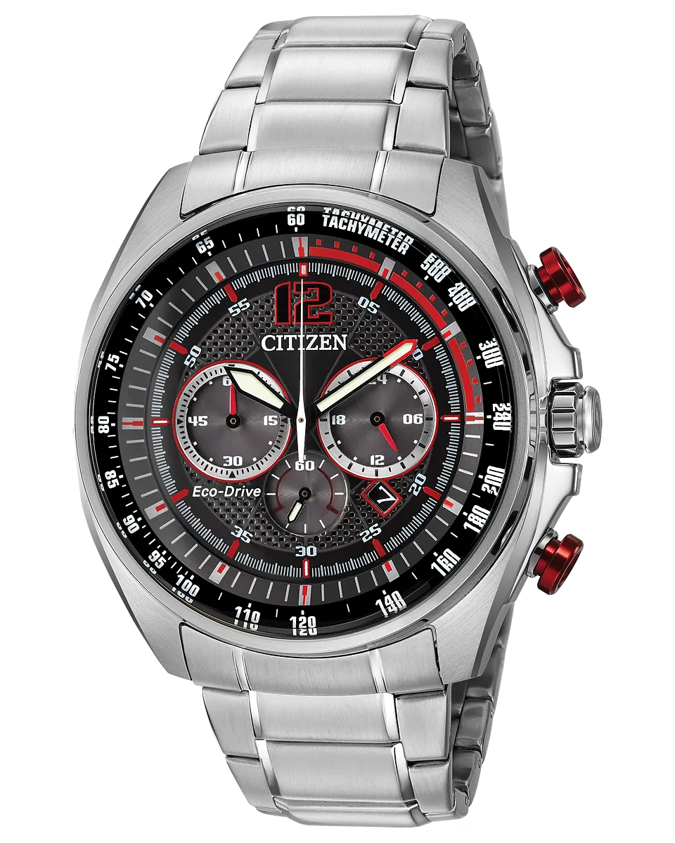 Citizen CA4190-54E Drive Eco-Drive Silver Stainless Steel Strap Men Watches