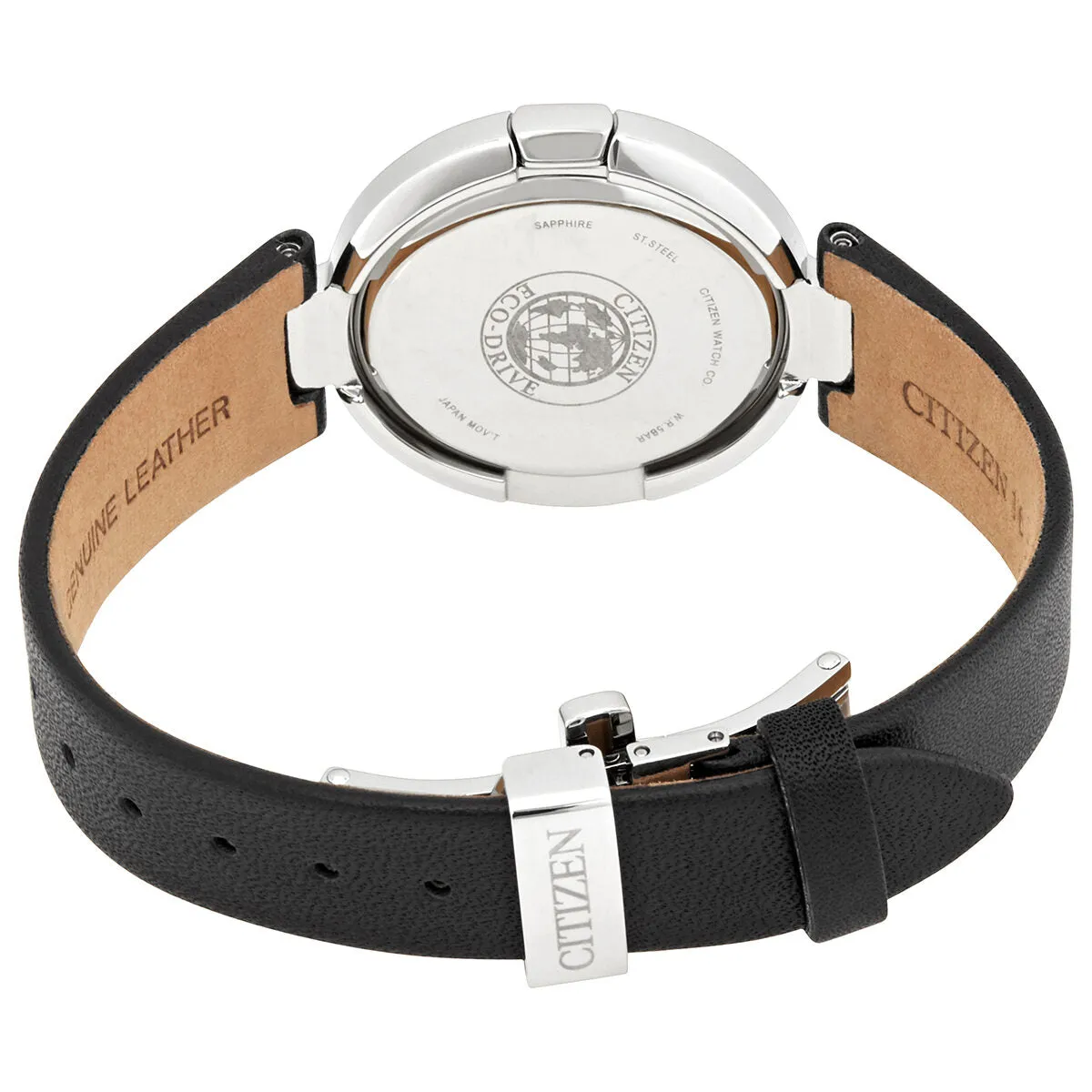 Citizen Capella Diamond Black Dial Ladies Watch EX1500-01E