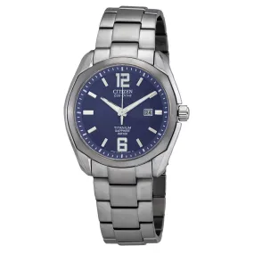 Citizen Chandler Blue Dial Titanium Men's Watch BM7080-54L