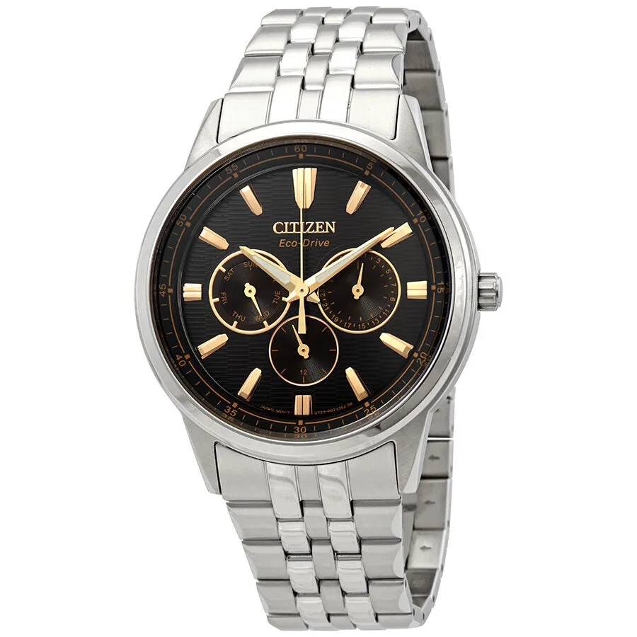 Citizen Corso Eco-Drive Black Dial Men's Watch BU2070-55E