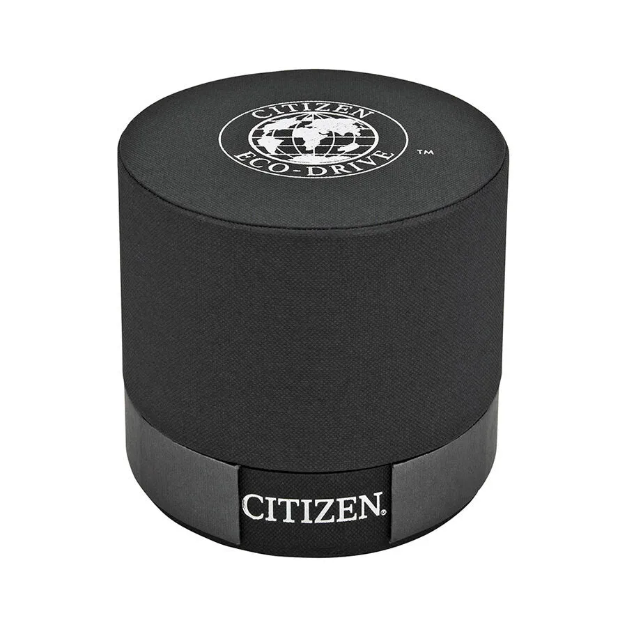 Citizen Drive Black Dial Chronograph Black Leather Men's Watch AT2233-05E