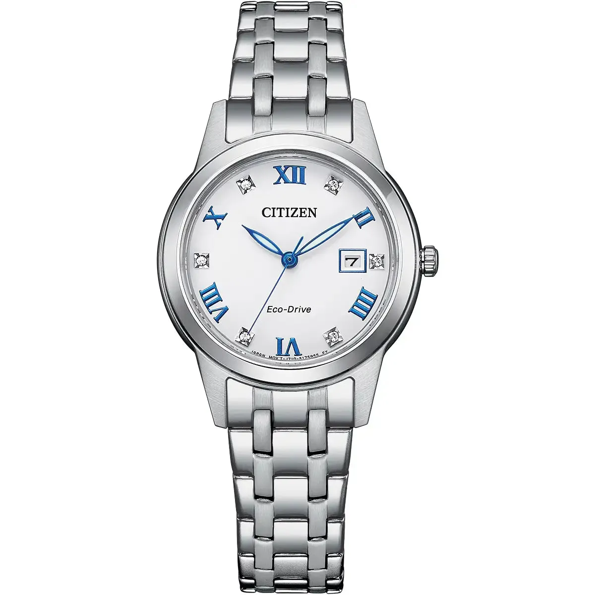 Citizen Eco-Drive Ladies Silhouette White Dial Watch