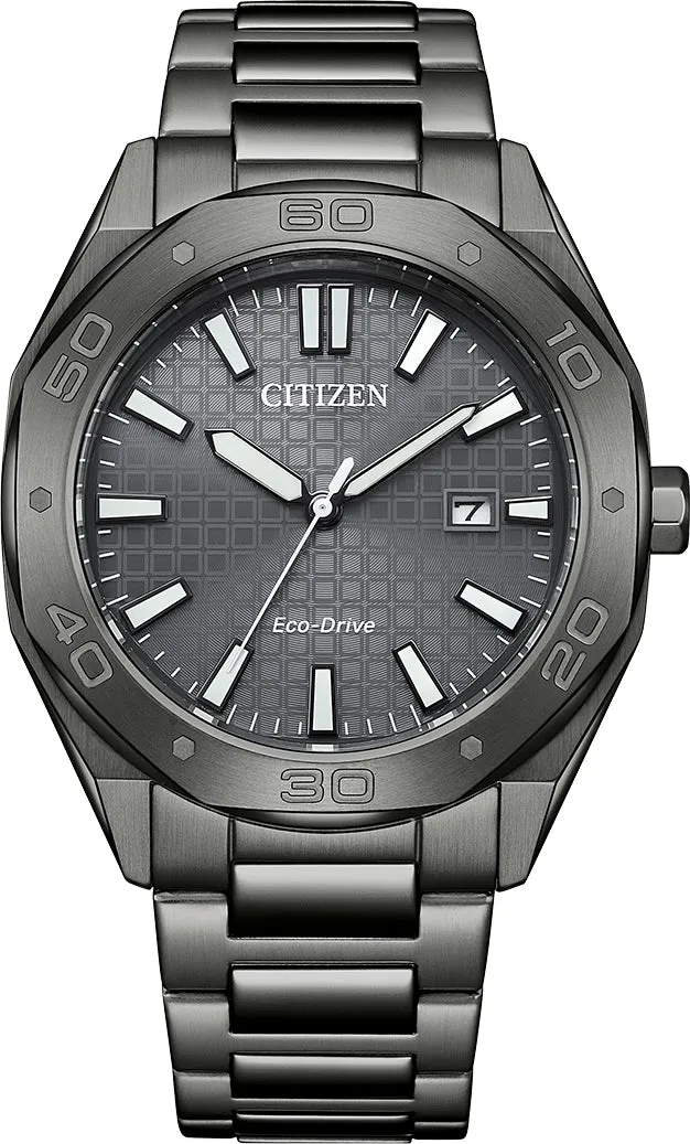 Citizen Eco Drive Sport Gunmetal Grey PVD