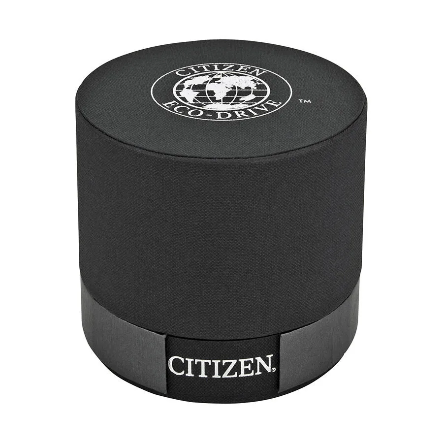 Citizen Eco Drive STX43 Black Orange Dial Titanium Men's Watch BJ8075-58F