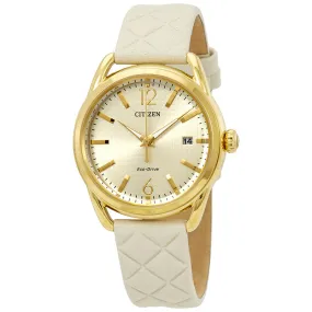 Citizen LTR - Long Term Relationship Champagne Dial Eco-Drive Ladies Watch FE6082-08P