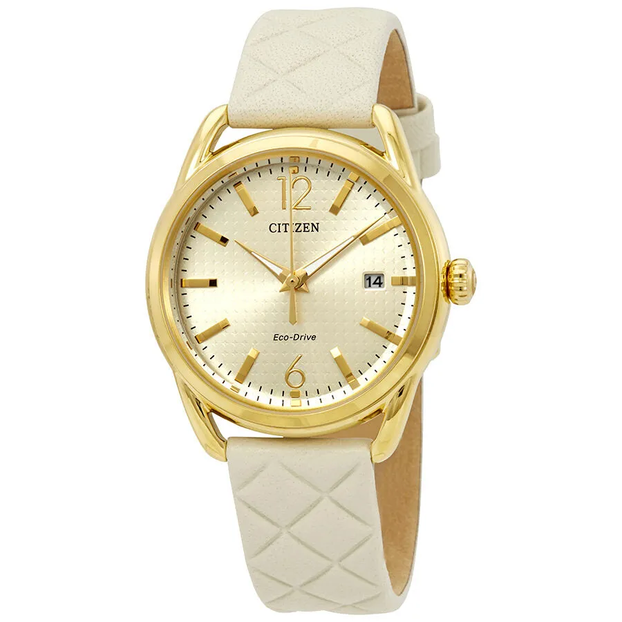 Citizen LTR - Long Term Relationship Champagne Dial Eco-Drive Ladies Watch FE6082-08P