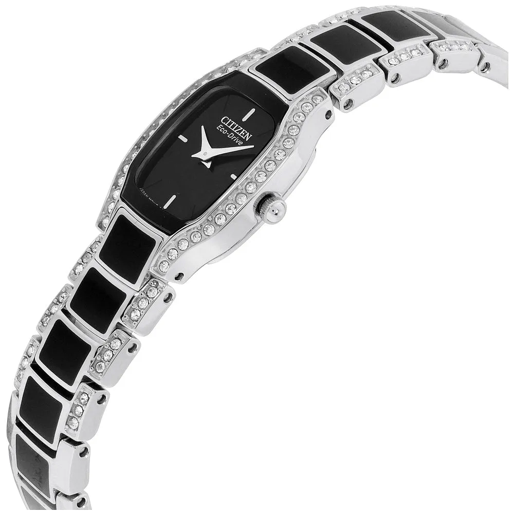 Citizen Silhouette Crystal EW9780-57E Ladies 20mm Watch MSRP $350