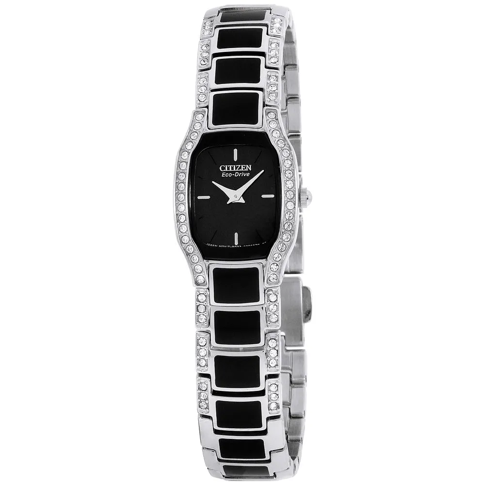 Citizen Silhouette Crystal EW9780-57E Ladies 20mm Watch MSRP $350
