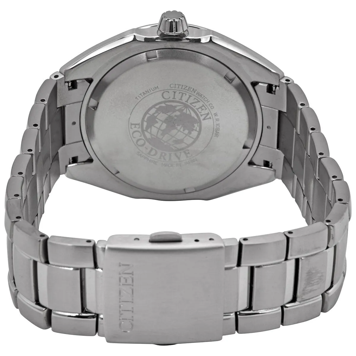 Citizen Titanium Eco-Drive White Dial Men's Watch BM7130-58A
