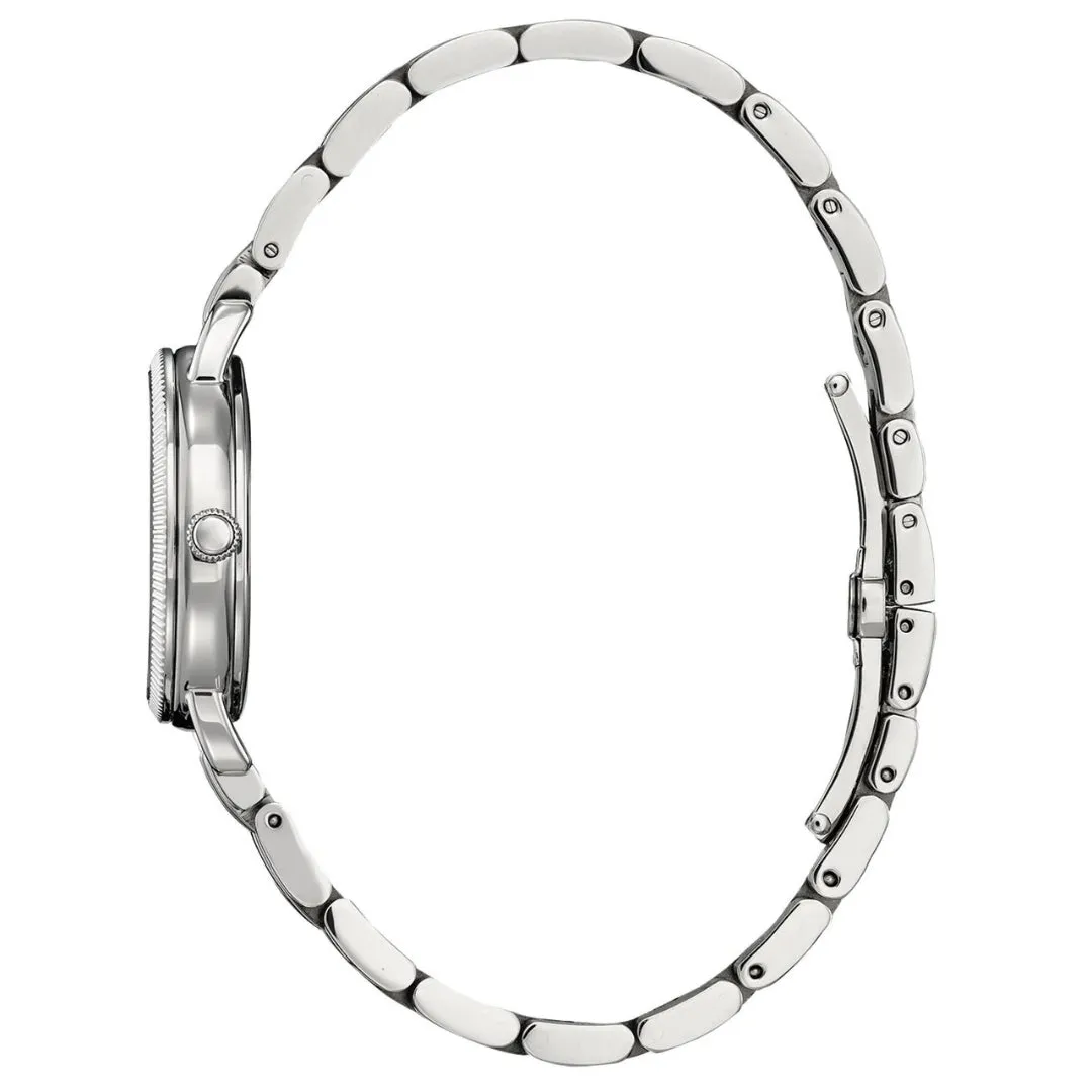 Classic Coin Edge Silver-Tone Stainless Steel Watch by Citizen