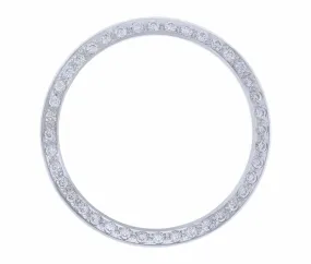 CREATED DIAMOND BEZEL FOR ROLEX PRESIDENT DAY DATE 18039 18078 18208 18248 WHITE