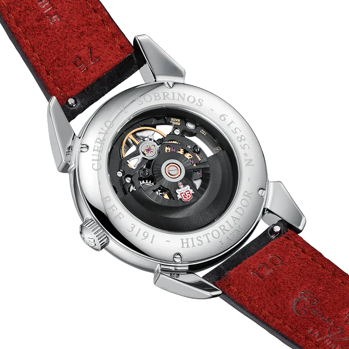 Cuervo y Sobrinos Watch Historiador Squelette