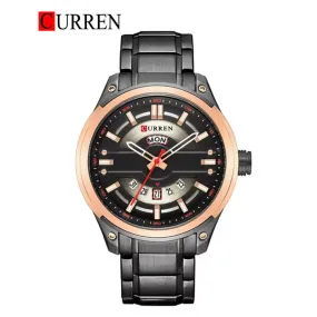 CURREN Original Brand Stainless Steel Band Wrist Watch For Men With Brand (Box & Bag)-8319
