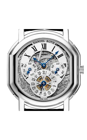 Daniel Roth Perpetual Calendar Skeleton Platinum Men's Watch