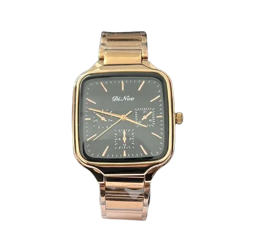 DI NUO 5853G Black Dial Water Resistant Watch