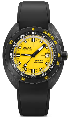 DOX Watch SUB 3 Carbon COSC Divingstar Rubber