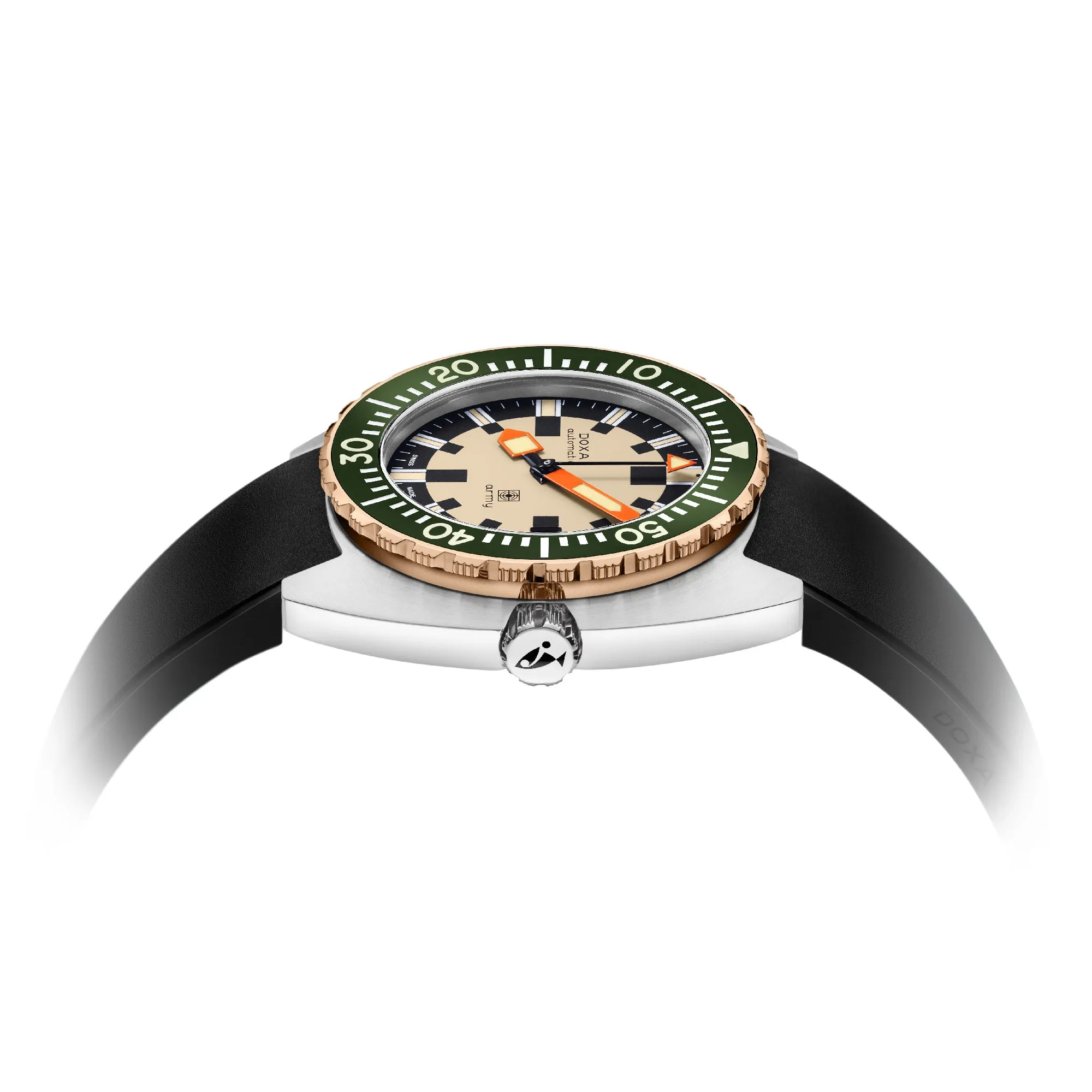 Doxa Army - Green Bezel / Steel & Bronze