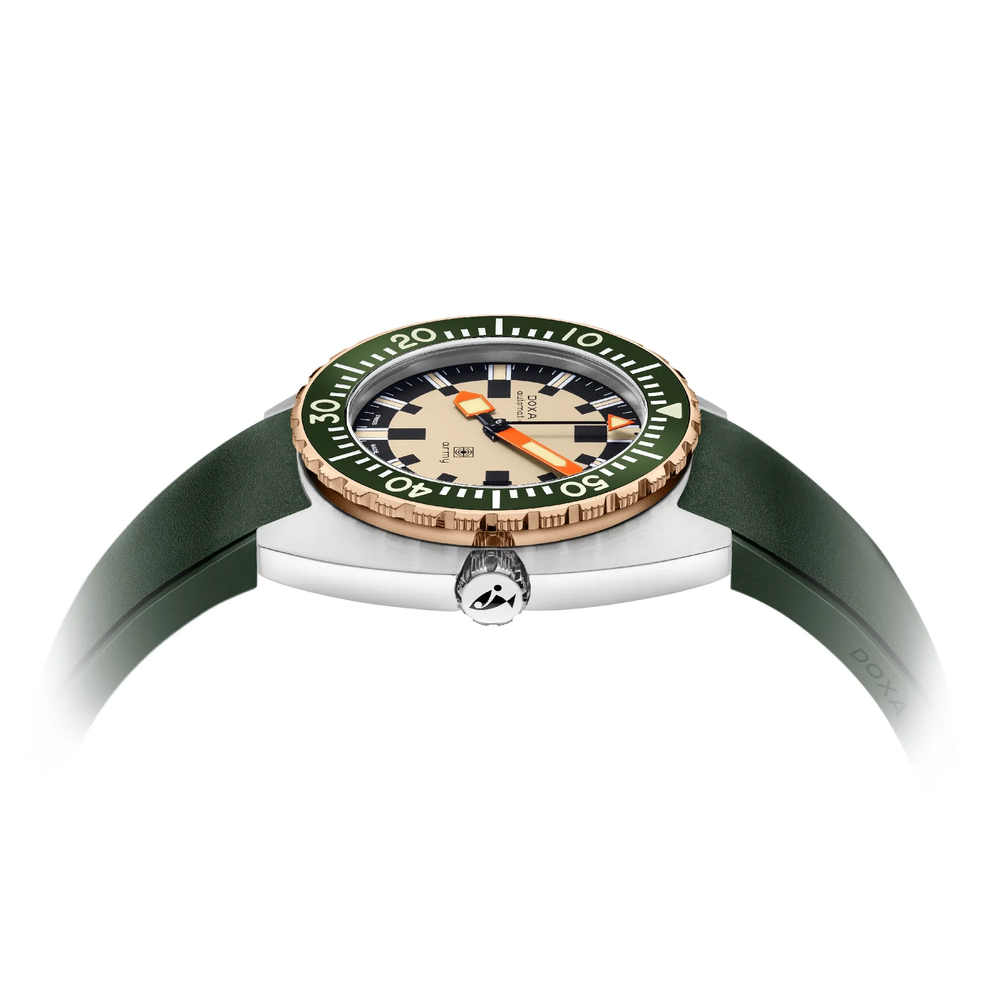 Doxa Army - Green Bezel / Steel & Bronze