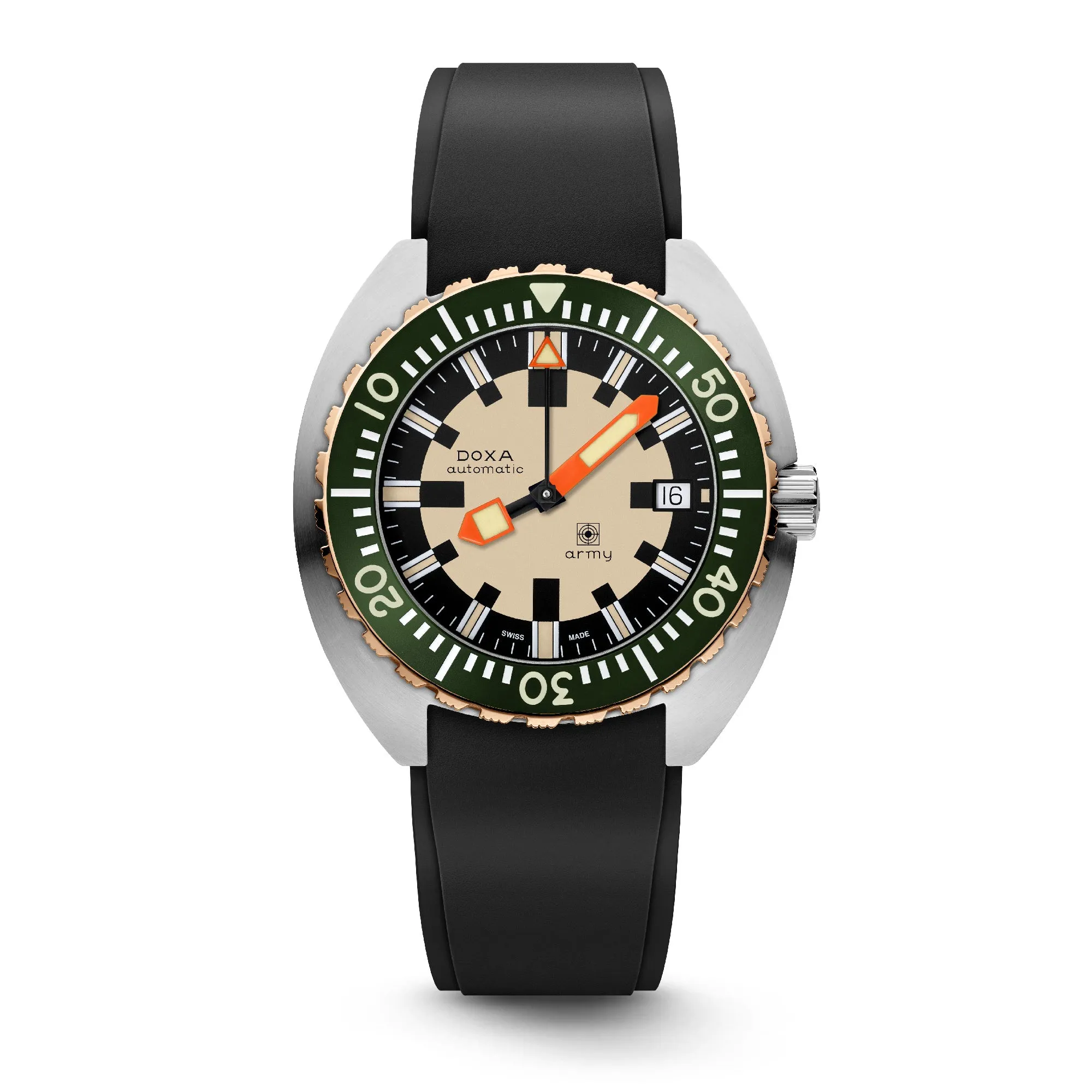 Doxa Army - Green Bezel / Steel & Bronze