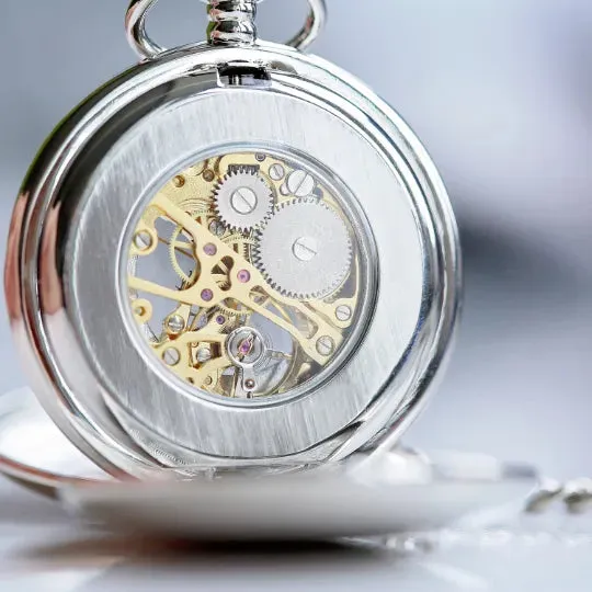 Dual Opening Pocket Watch