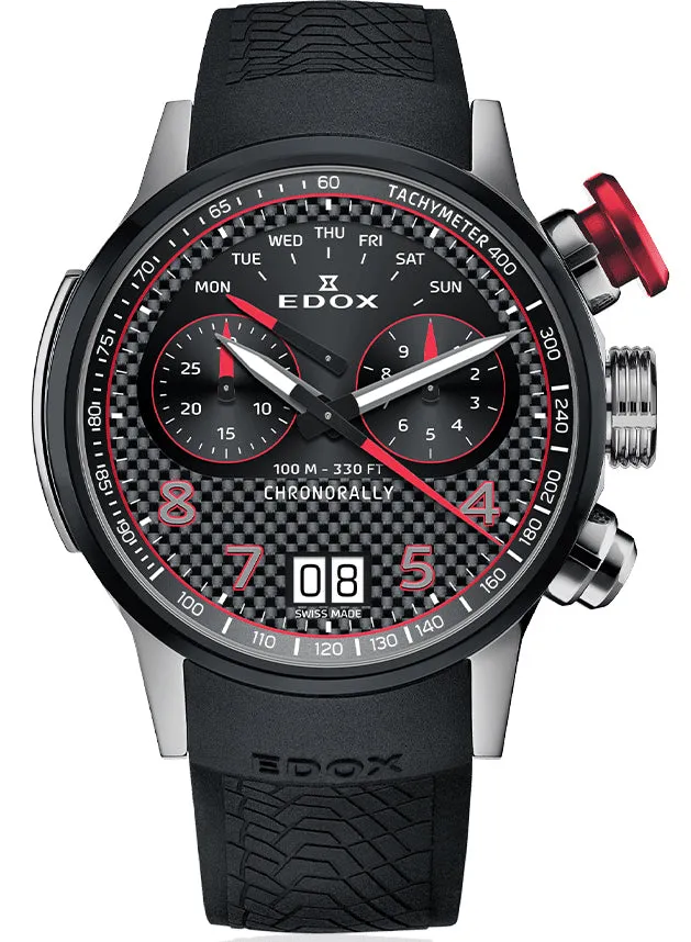 Edox Chronorally Chronograph Titanium